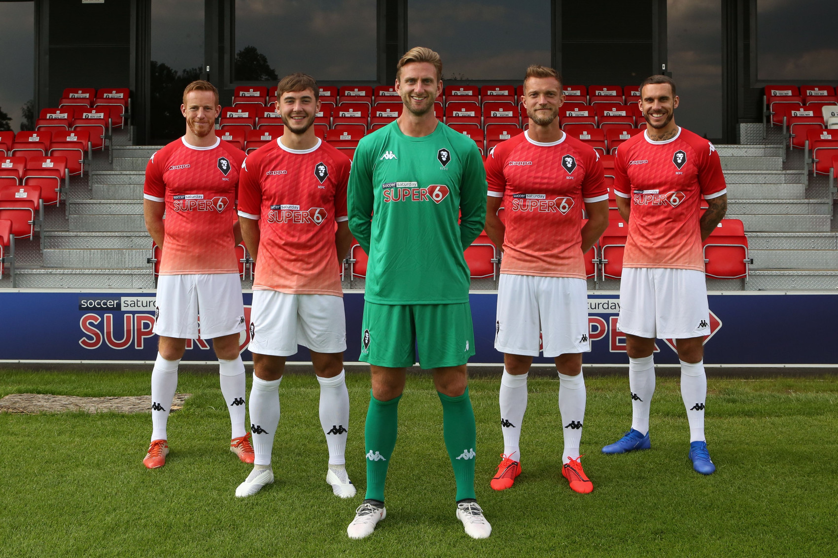 TalkTalk sponsored SCFC kit - left to Right - Adam Rooney, Dan Jones, Chris Neal, Scott Wiseman, Liam Hogan.jpg